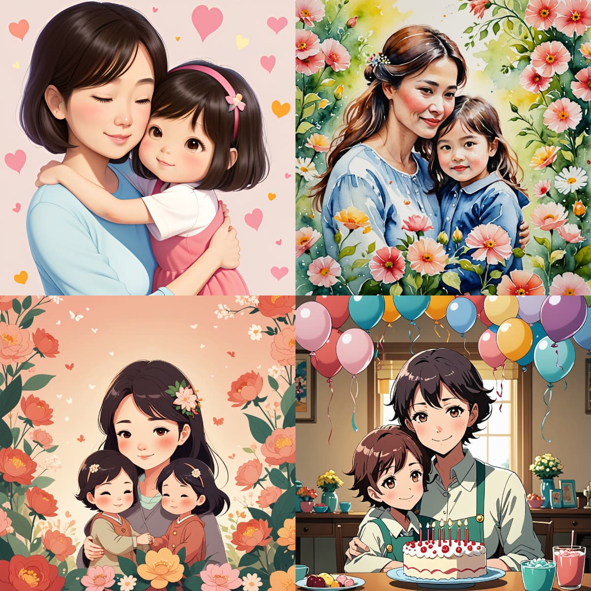 MyEdit母親節祝福圖範例